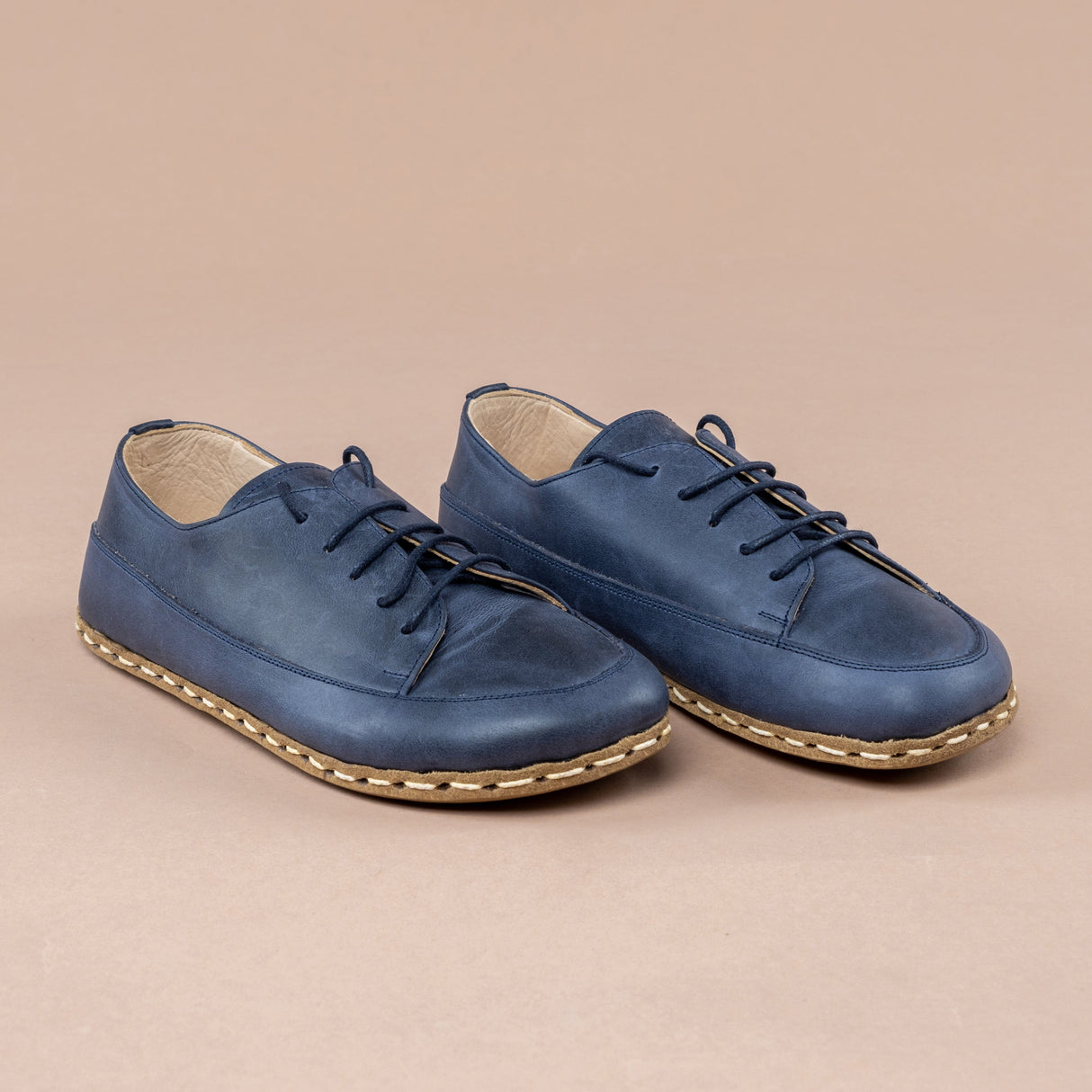 Men's Blue Barefoot Sneakers from Atlantis Handmade Shoes