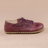 Men's Red Barefoot Sneakers from Atlantis Handmade Shoes
