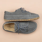 Men's Gray Barefoot Sneakers from Atlantis Handmade Shoes