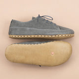 Men's Gray Barefoot Sneakers from Atlantis Handmade Shoes
