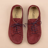 Men's Burgundy Barefoot Sneakers from Atlantis Handmade Shoes