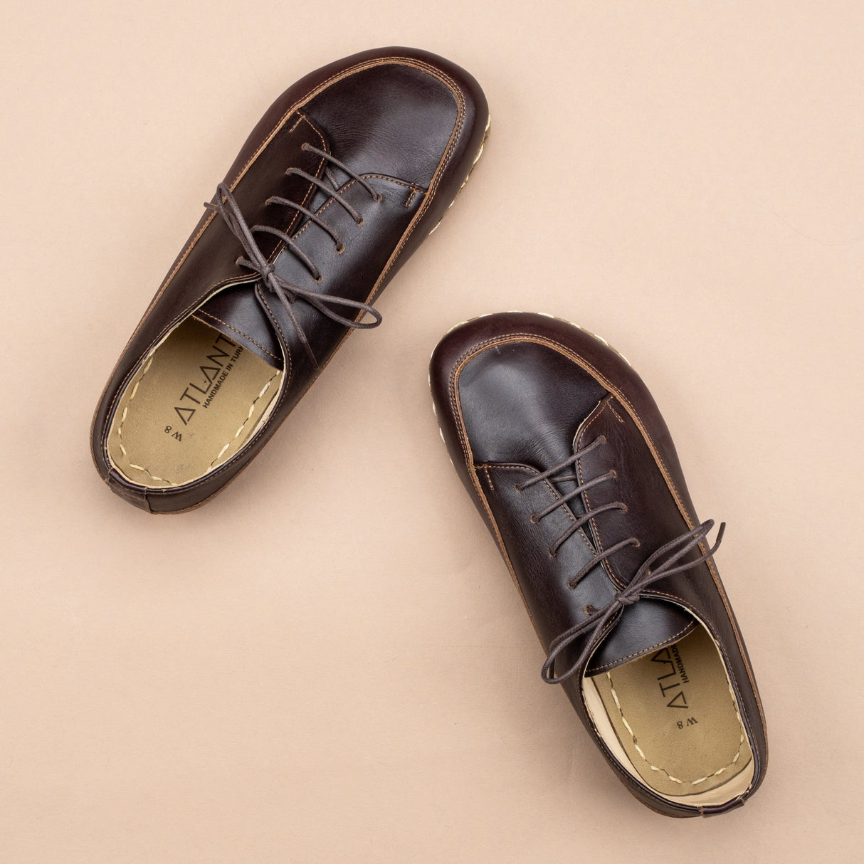 Men's Cafe Noir Barefoot Sneakers from Atlantis Handmade Shoes