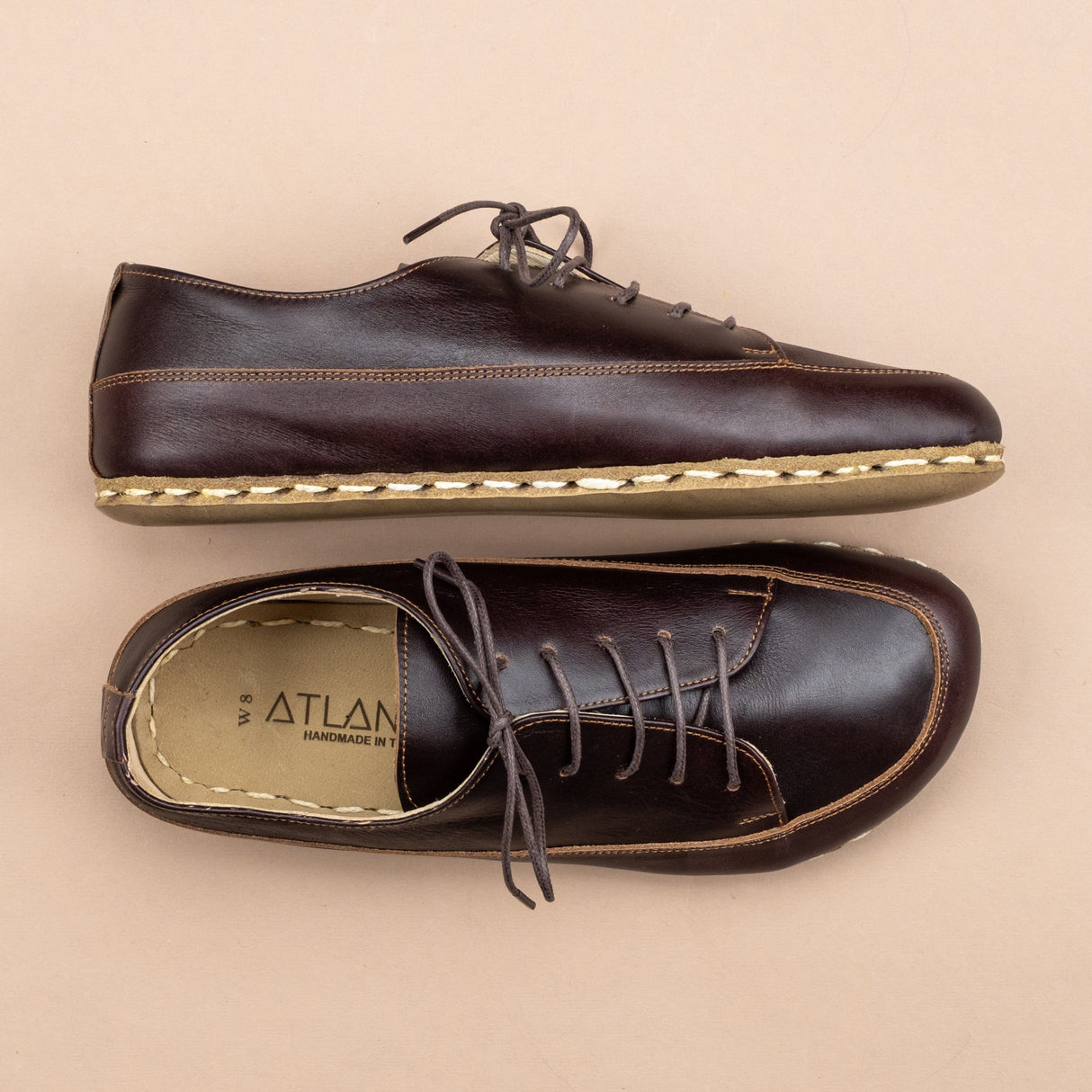 Men's Cafe Noir Barefoot Sneakers from Atlantis Handmade Shoes