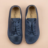 Men's Blue Barefoot Sneakers from Atlantis Handmade Shoes