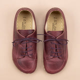 Men's Red Barefoot Sneakers from Atlantis Handmade Shoes