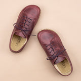 Men's Red Barefoot Sneakers from Atlantis Handmade Shoes