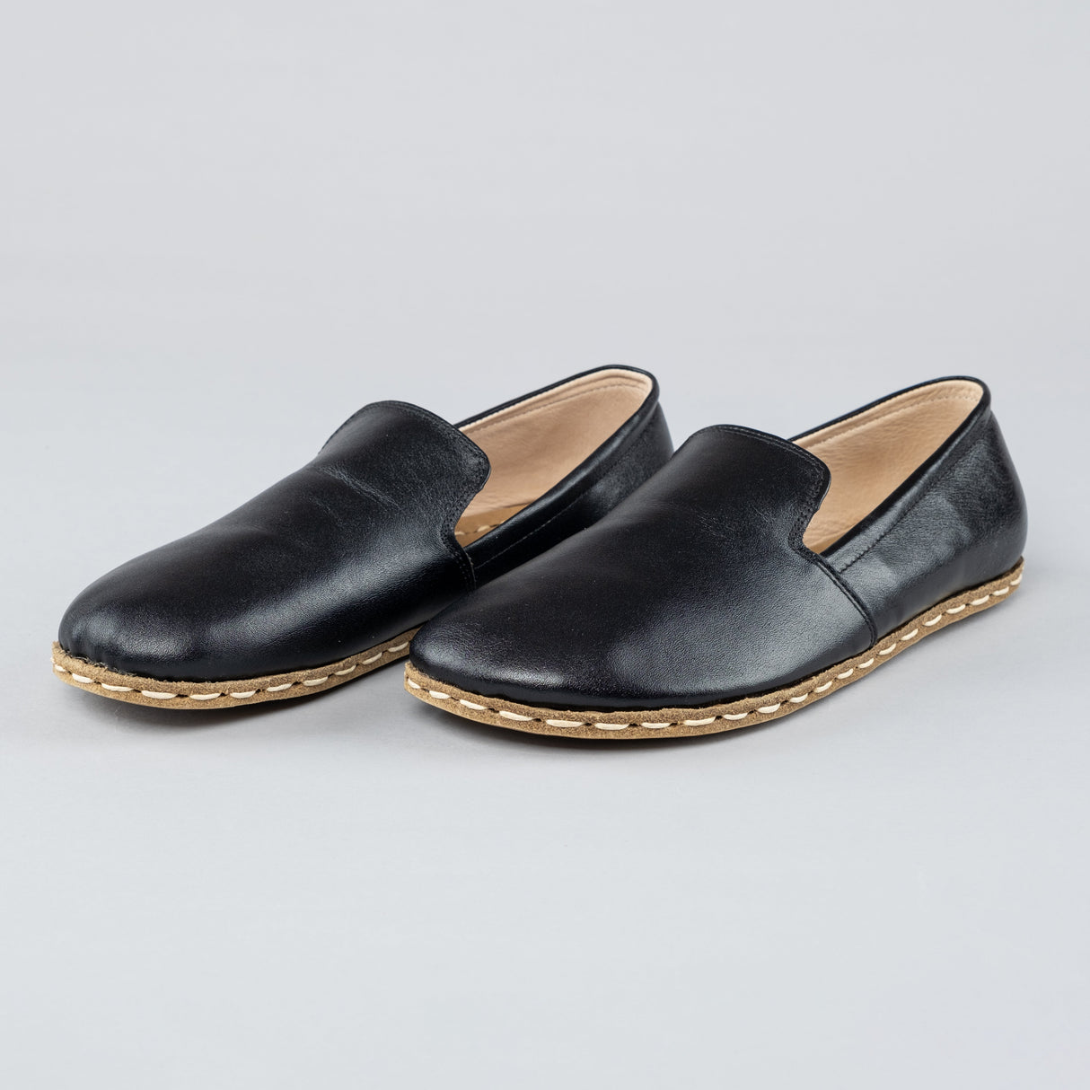 Men's Black Minimalists from Atlantis Handmade Shoes