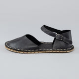 Black Barefoot Sandals from Atlantis Handmade Shoes