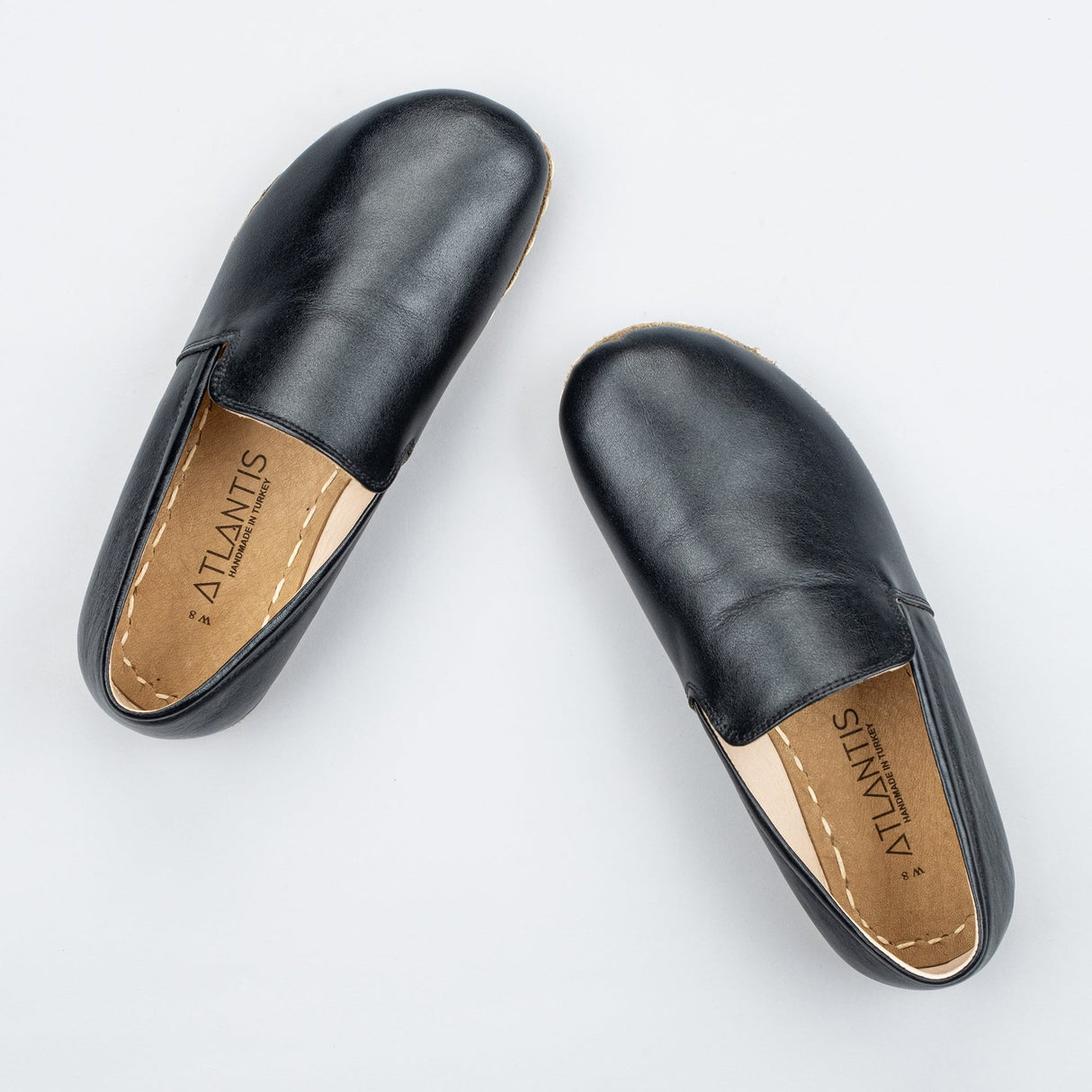 Men's Black Minimalists from Atlantis Handmade Shoes