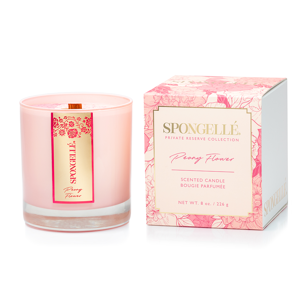 Peony Flower | Private Reserve Candle From Spongellé