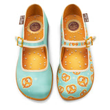 Chocolaticas® Atomic Pretzel Women's Mary Jane Flat from Hot Chocolate Design