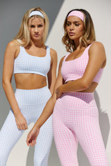Astoria LUXE BALANCE Headband - Pink Gingham From Astoria Activewear