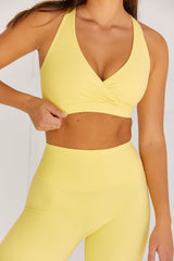 Astoria LUXE BALANCE Plunge Sports Bra - Marigold From Astoria Activewear