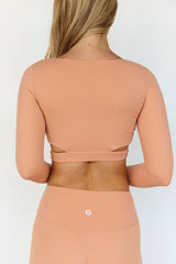 Astoria BALANCE Crossover Sleeve Crop - Spice From Astoria Activewear