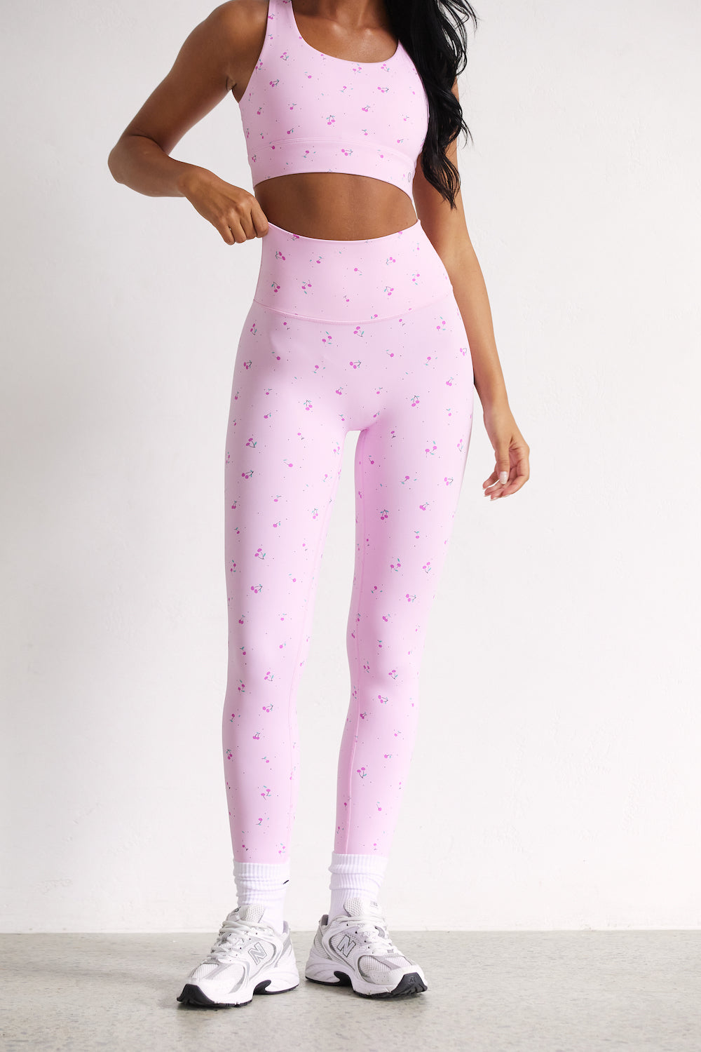 Astoria LUXE BLOSSOM Full Length Legging - Cherry From Astoria Activewear