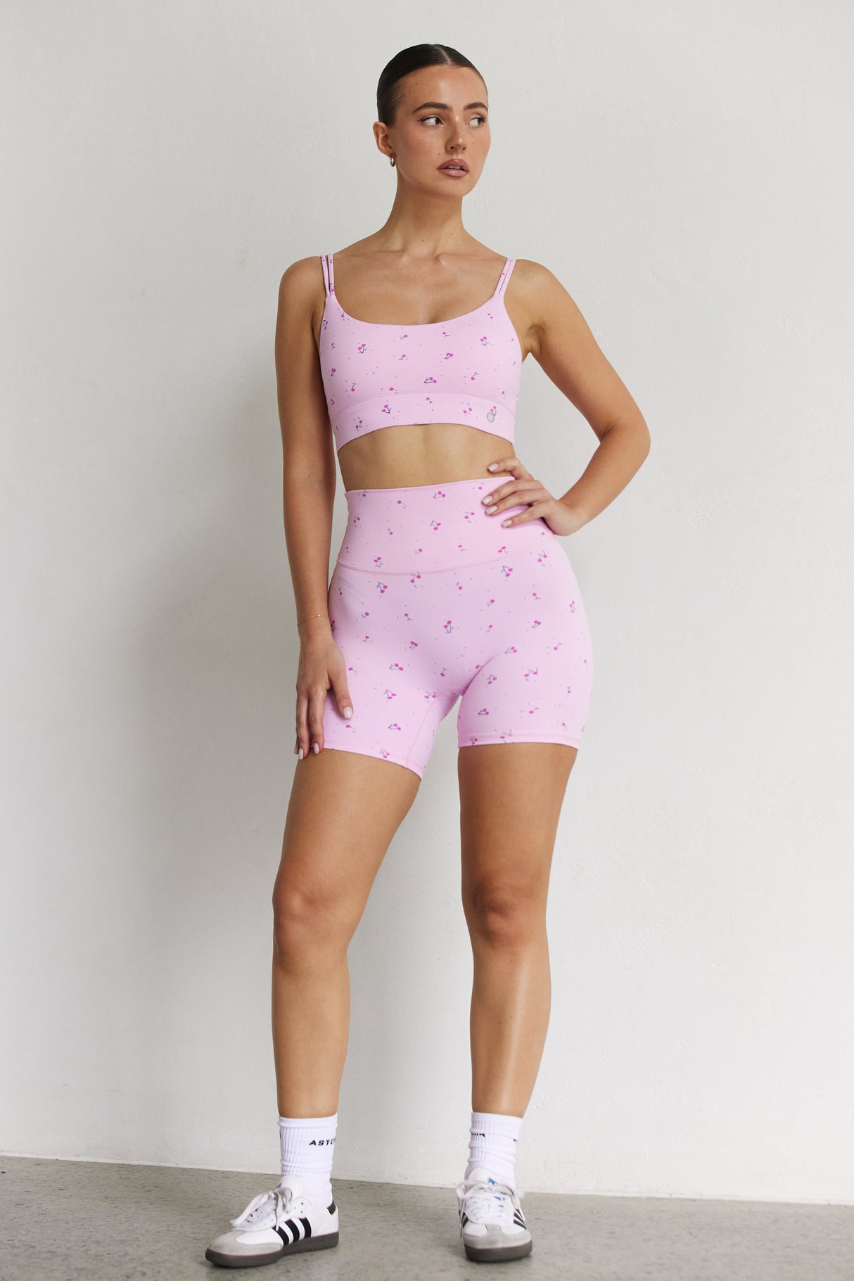 Astoria LUXE BLOSSOM Sports Bra - Cherry From Astoria Activewear