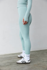 Astoria CONTOUR Ribbed Seamless Legging - Seafoam From Astoria Activewear