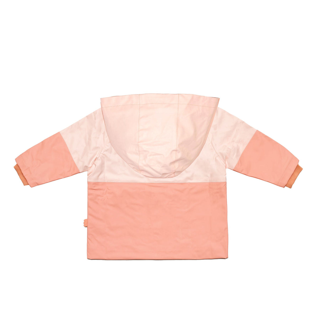 Colorblock Baby Raincoat - Soft Pink/terracoral from Manymoons