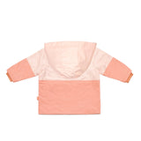 Colorblock Baby Raincoat - Soft Pink/terracoral from Manymoons