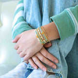 ATLANTIS - Tila Bead Bracelet Stack of 3 from Mack & Rex