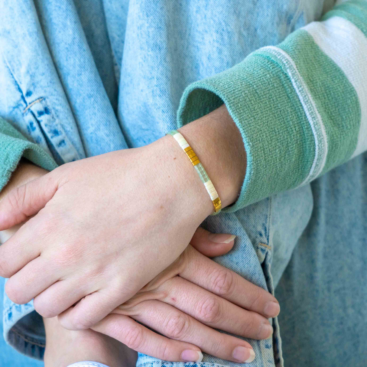 ATLANTIS - Tila Bead Bracelet Stack of 3 from Mack & Rex