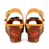 Chocolaticas® Autumn Delight Women's Sandal From Hot Chocolate Design