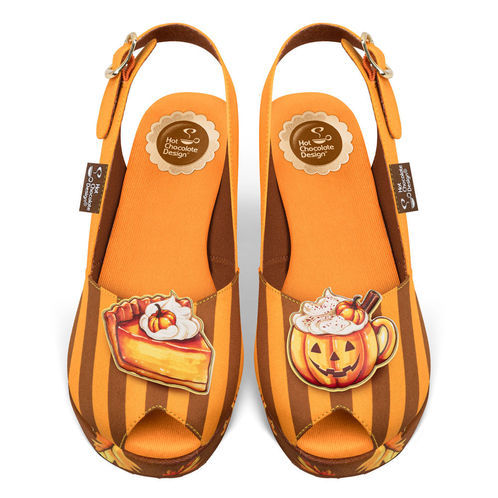Chocolaticas® Autumn Delight Women's Sandal From Hot Chocolate Design