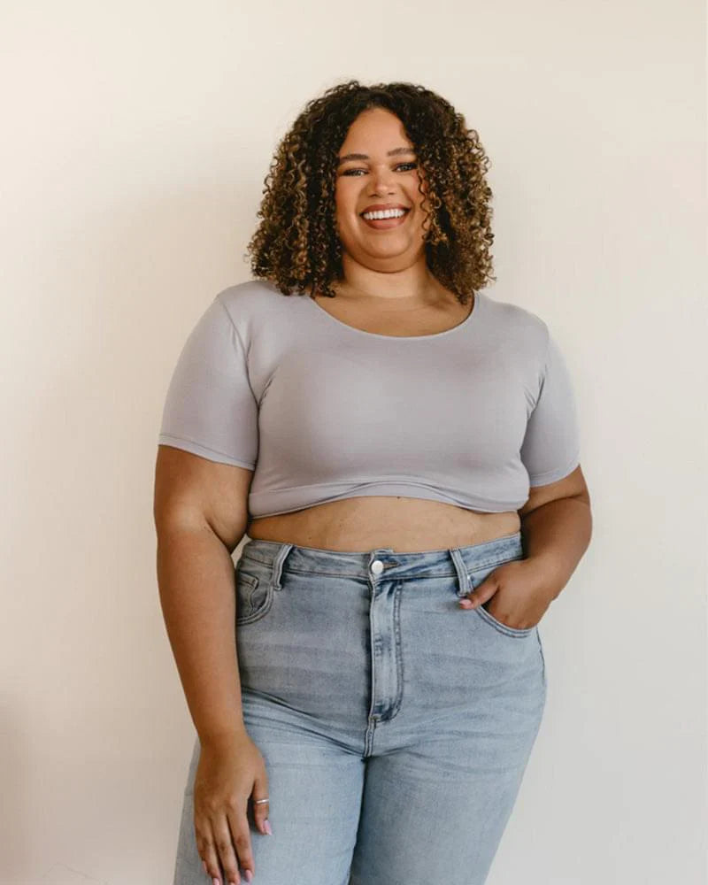 Crew Neck Boyfriend Halftee from HALFTEE Layering Fashions