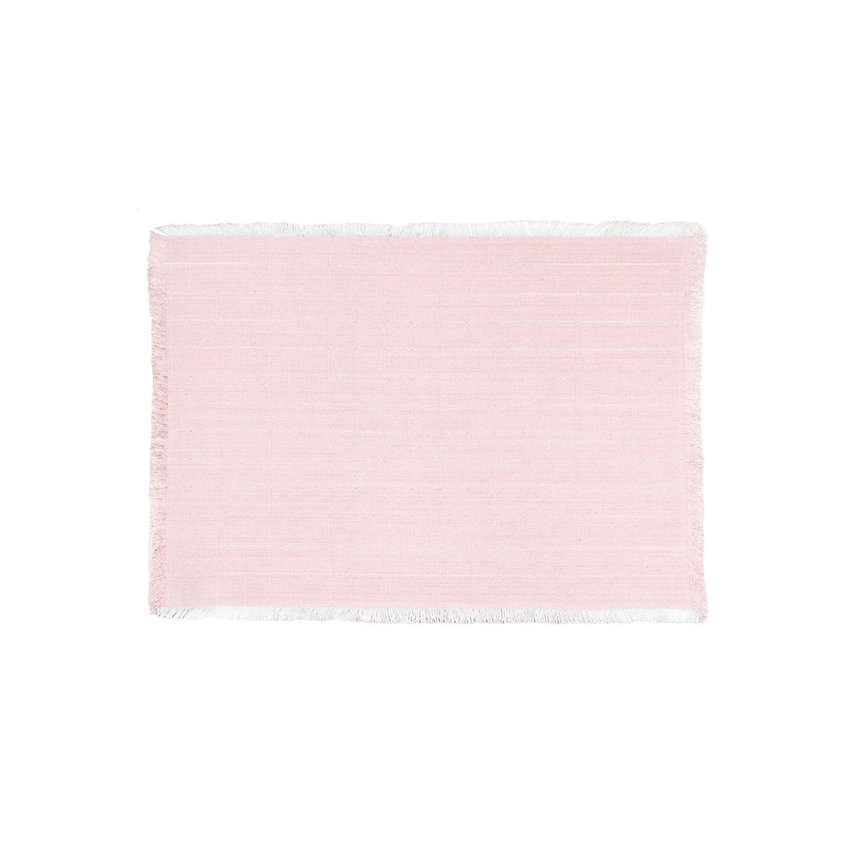 Blush Checked Placemat Set From Abroad Modern