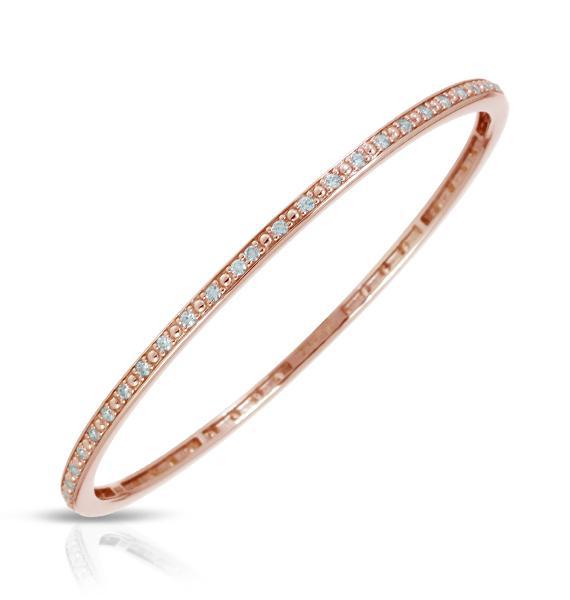 Accent Stone Bangle from Belle Étoile Jewelry
