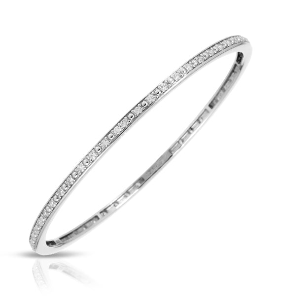 Accent Stone Bangle from Belle Étoile Jewelry