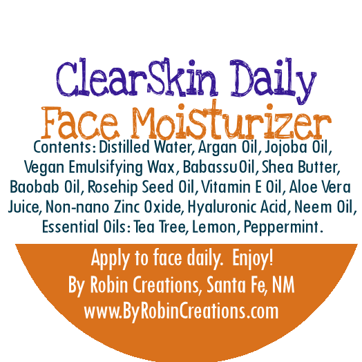 Clear Skin Acne Blasting Daily SPF30 Moisturizer from By Robin Creations