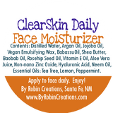 Clear Skin Acne Blasting Daily SPF30 Moisturizer from By Robin Creations