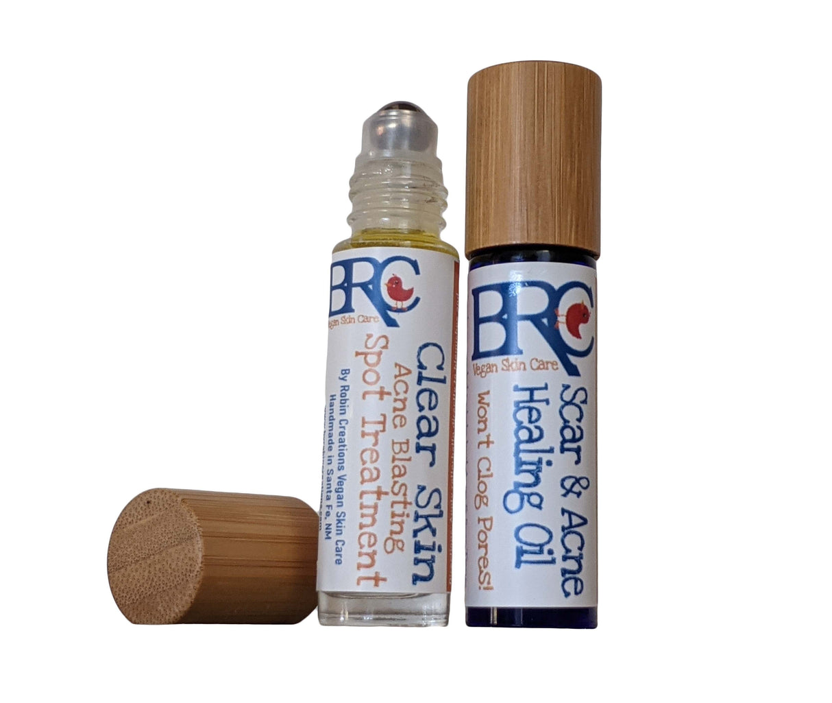 Clear Skin Acne Healing Oil & Spot Treatment Set from By Robin Creations