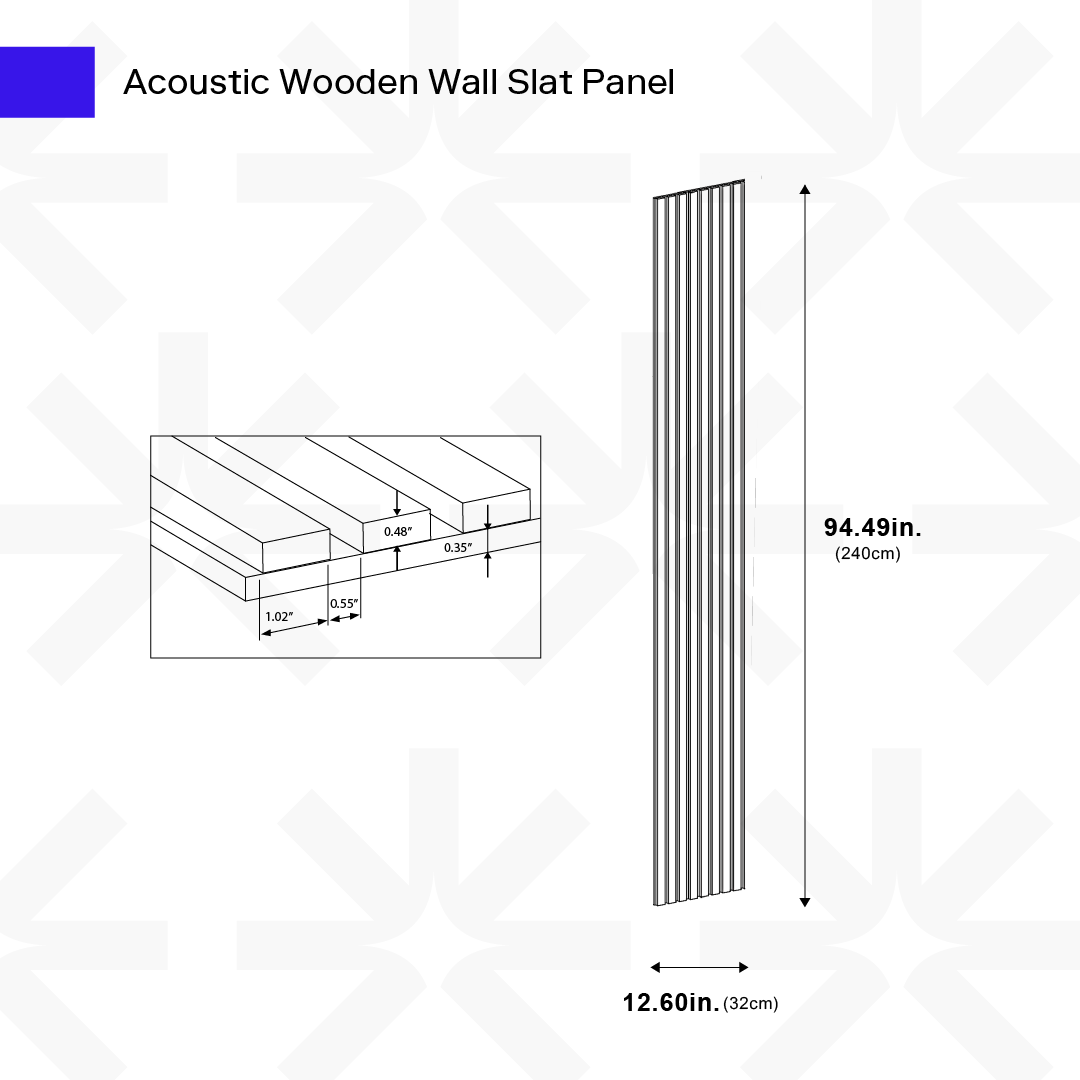 Acoustic Wooden Wall Panel from Ozarké