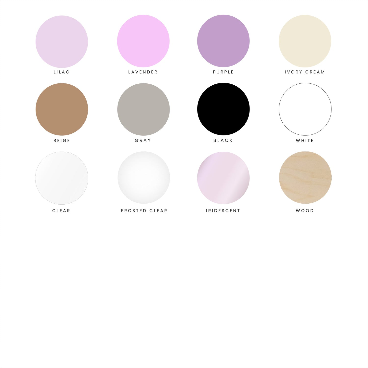 Happy Mother's Day Acrylic Gift Tag from The Cotton & Canvas Co.