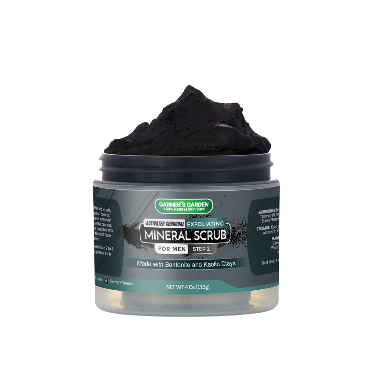 Activated Charcoal Scrub from Garner's Garden