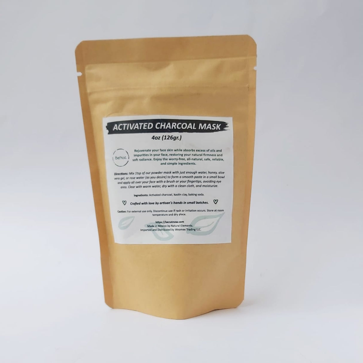 Activated Charcoal Mask from BeNat