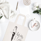 Actually, I Can Cotton Canvas Tote Bag from The Cotton & Canvas Co.