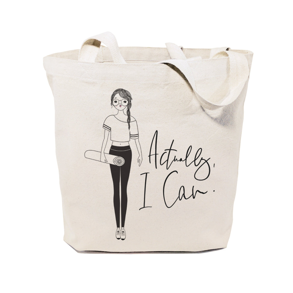 Actually, I Can Cotton Canvas Tote Bag from The Cotton & Canvas Co.