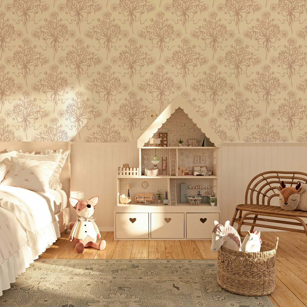 Adeline Wallpaper by Ali Anni from Loomwell Home Goods