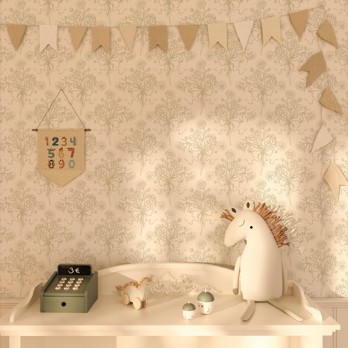Adeline Wallpaper by Ali Anni from Loomwell Home Goods