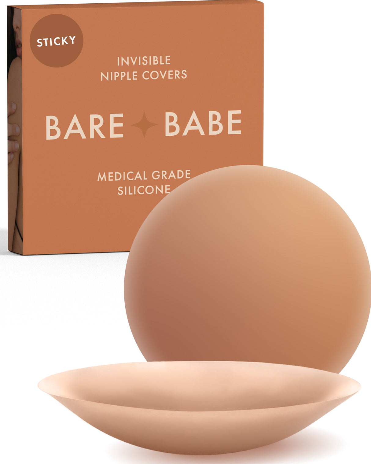 Adhesive Nipple Covers from Bare Babe
