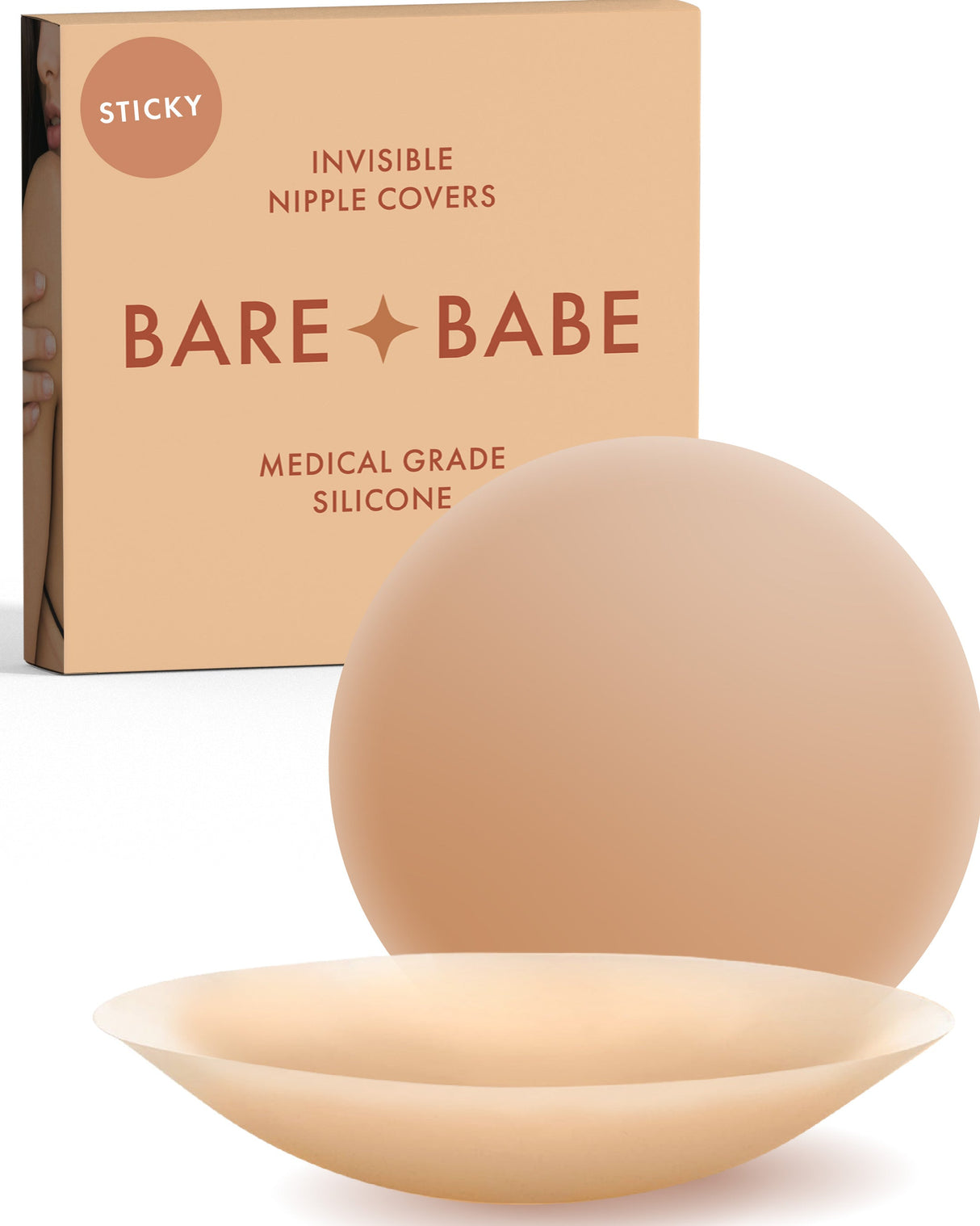 Adhesive Nipple Covers from Bare Babe