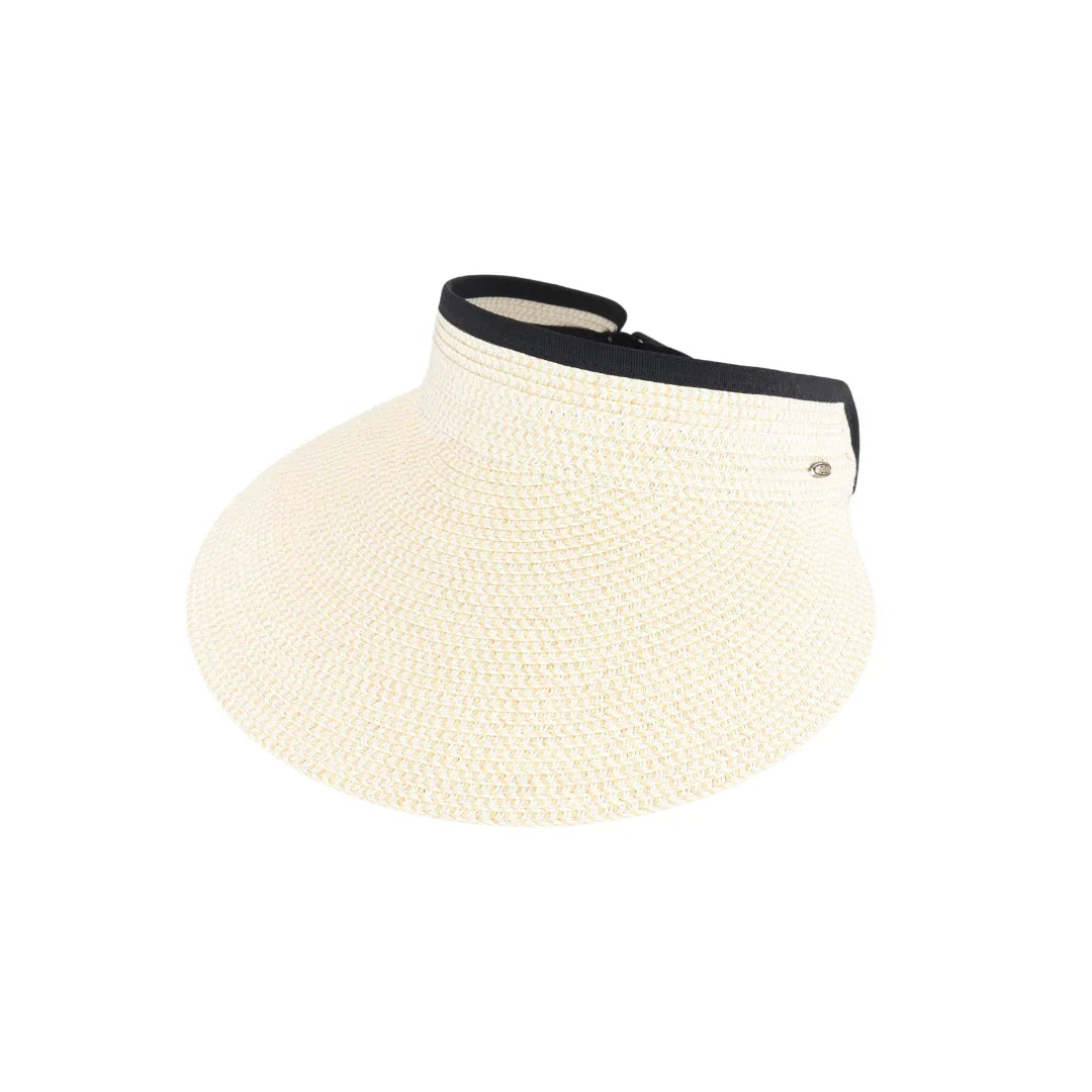 Adjustable Straw C.C Sun Visor from Madeline Love