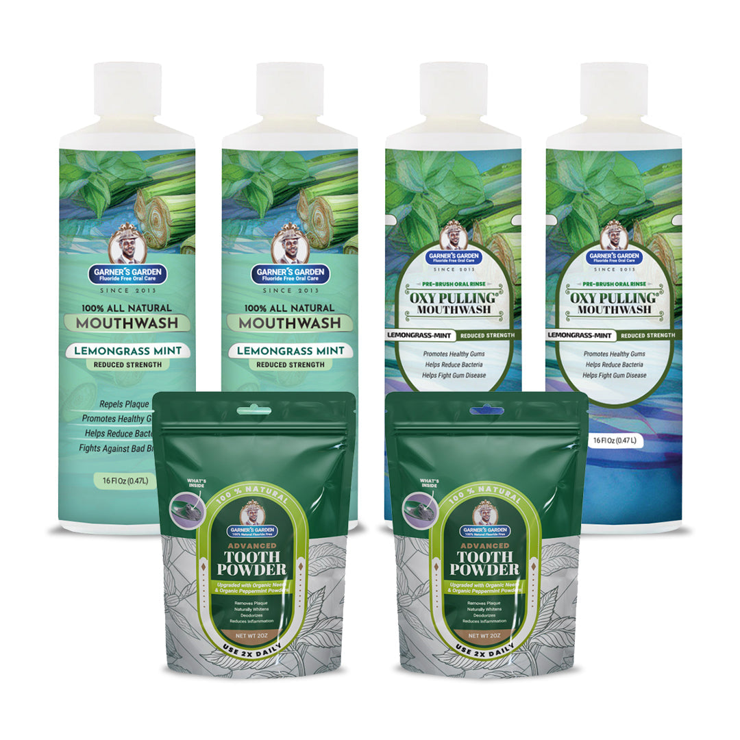2 Pack Oral Care Package | Trio | H2O2 | Fluoride Free from Garner's Garden