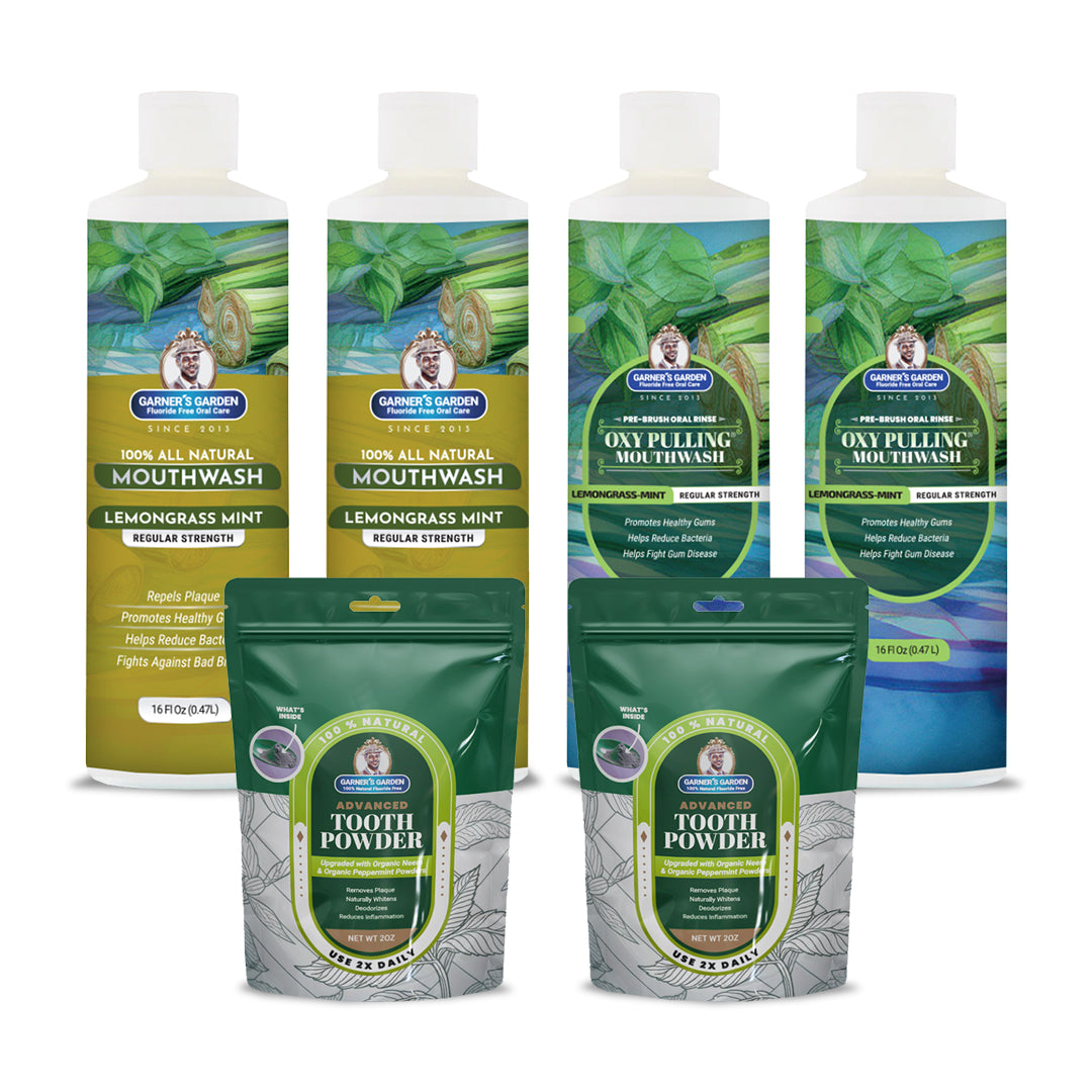 2 Pack Oral Care Package | Trio | H2O2 | Fluoride Free from Garner's Garden