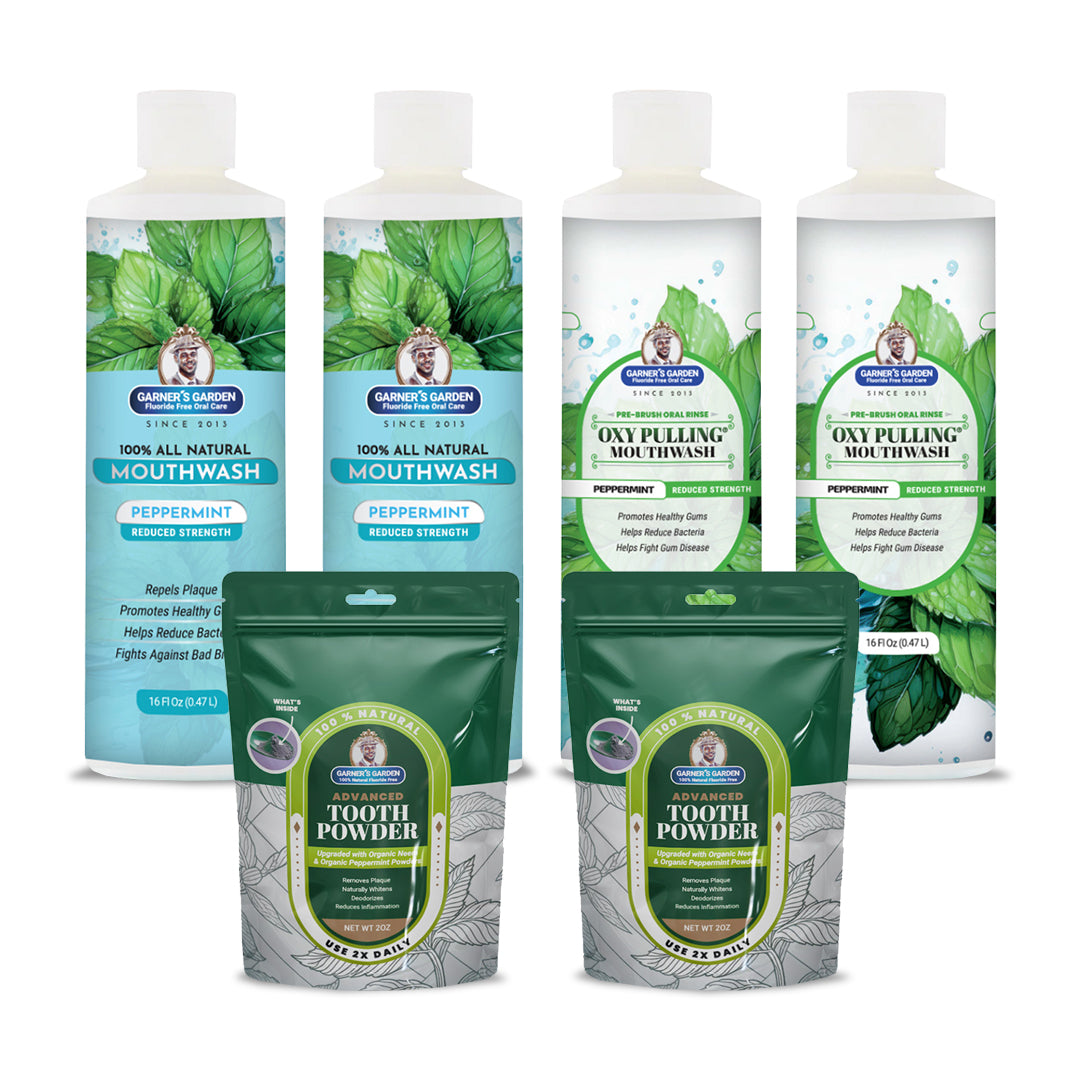 2 Pack Oral Care Package | Trio | H2O2 | Fluoride Free from Garner's Garden