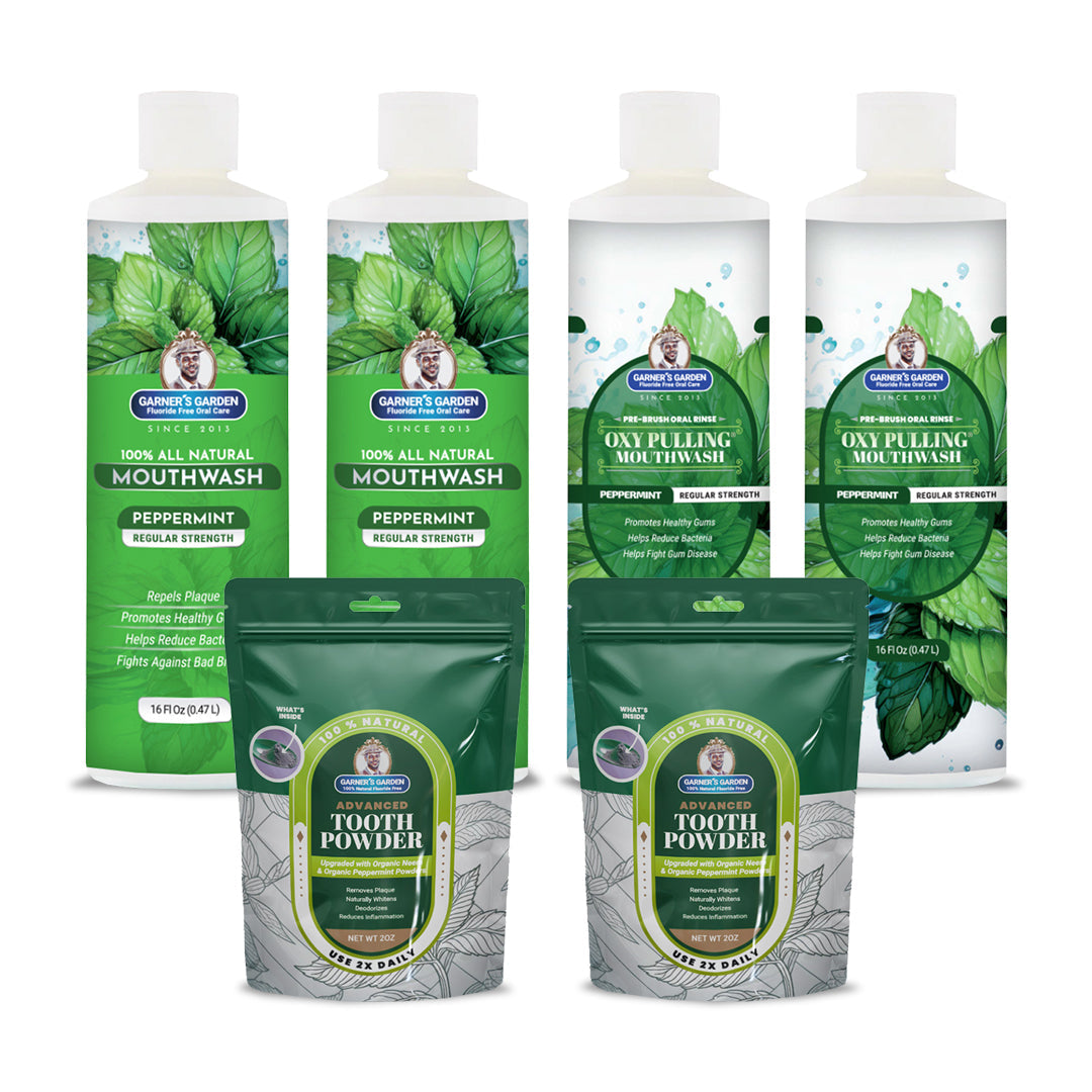 2 Pack Oral Care Package | Trio | H2O2 | Fluoride Free from Garner's Garden