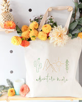 Adventure More Cotton Canvas Tote Bag from The Cotton & Canvas Co.